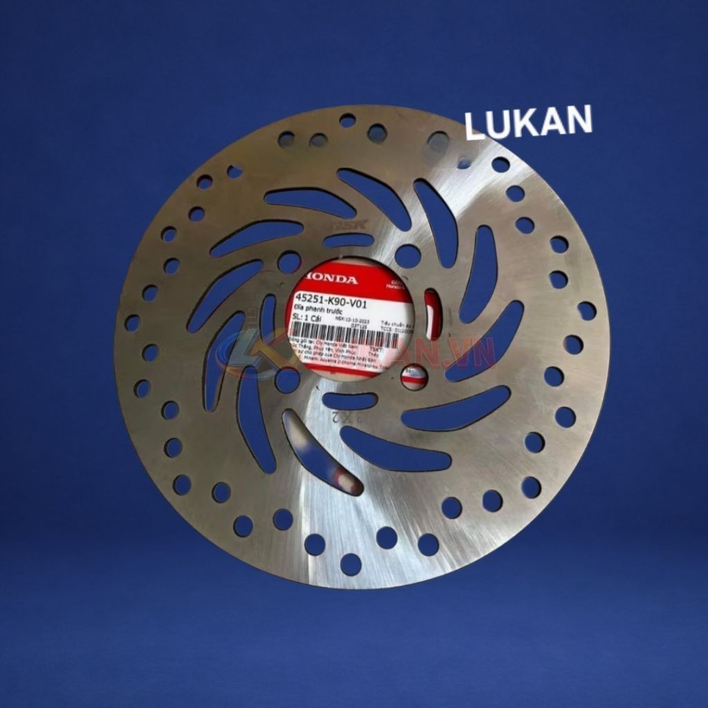 Đĩa thắng, phanh trước WAVE S110, RSX, BLADE, FUTURE 125... zin Honda 45251-KWW-B11, 45251-K90-V01 - Ảnh 3