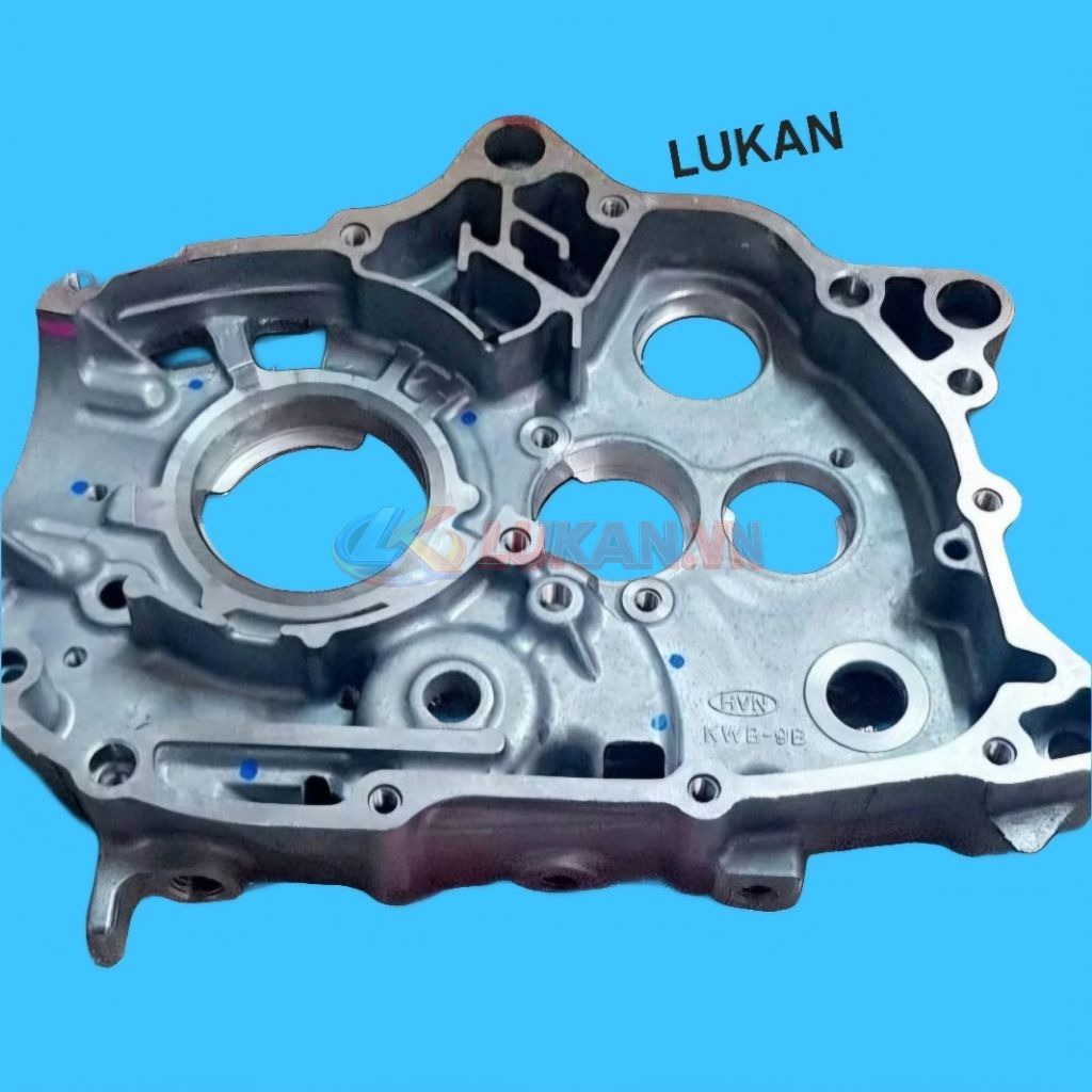 Lốc vách máy phải, bơm nhớt WAVE S110, RSX, BLADE, A110... zin 11100-KWW-740 - Ảnh 4