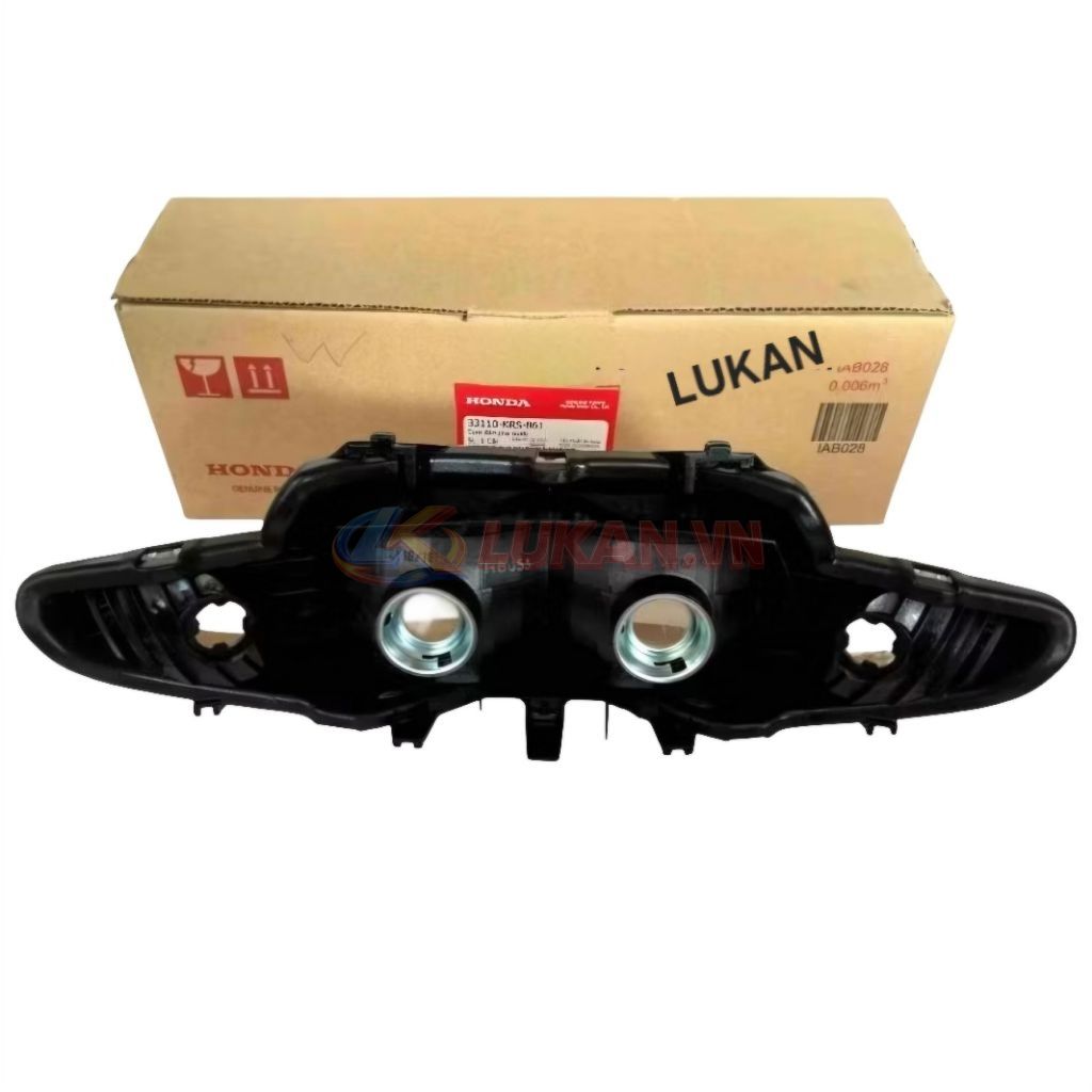 Pha chóa đèn trước xe WAVE ALPHA, ZX... 2 bóng đời đầu zin Honda 33110-KRS-861 - Ảnh 4