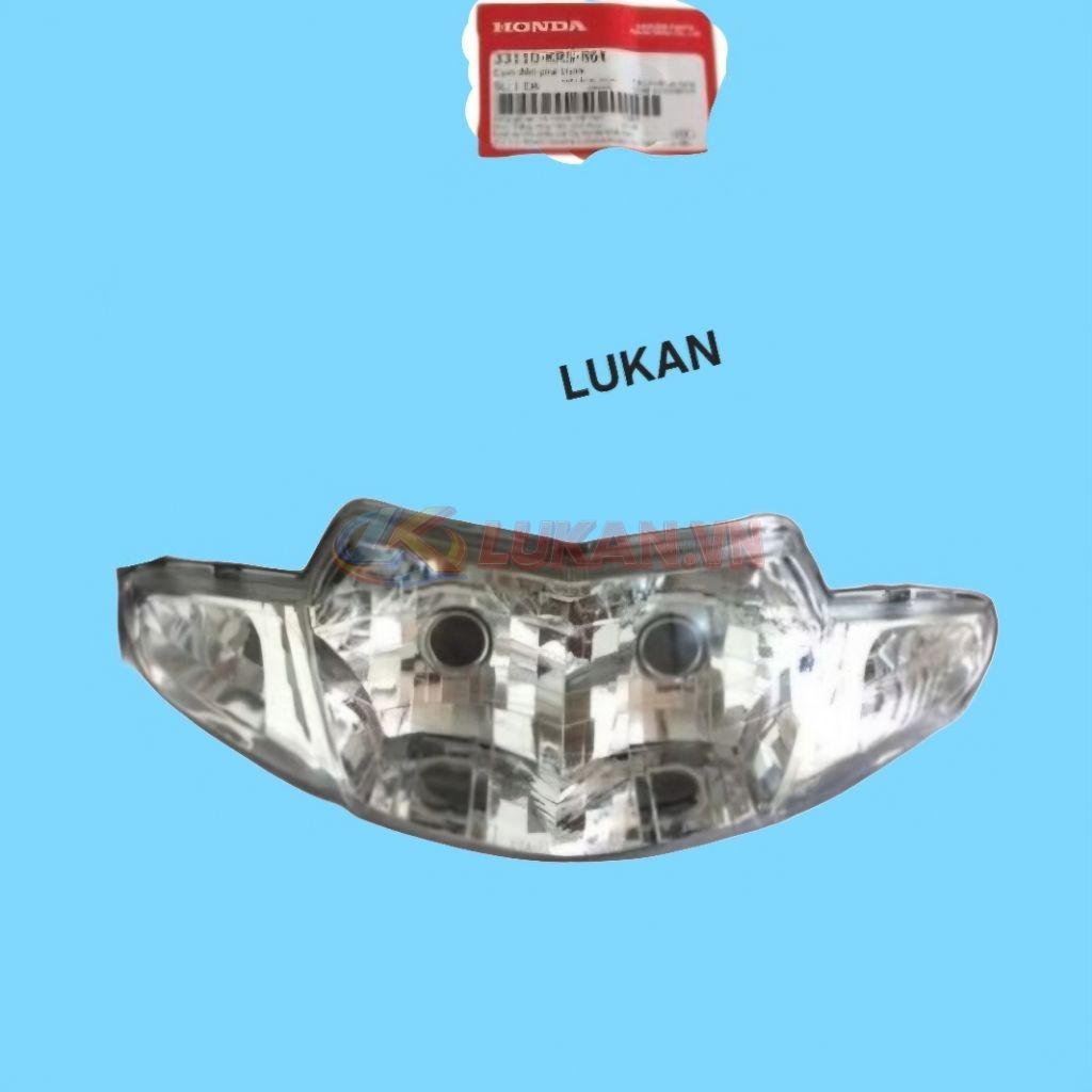 Pha chóa đèn trước xe WAVE ALPHA, ZX... 2 bóng đời đầu zin Honda 33110-KRS-861
