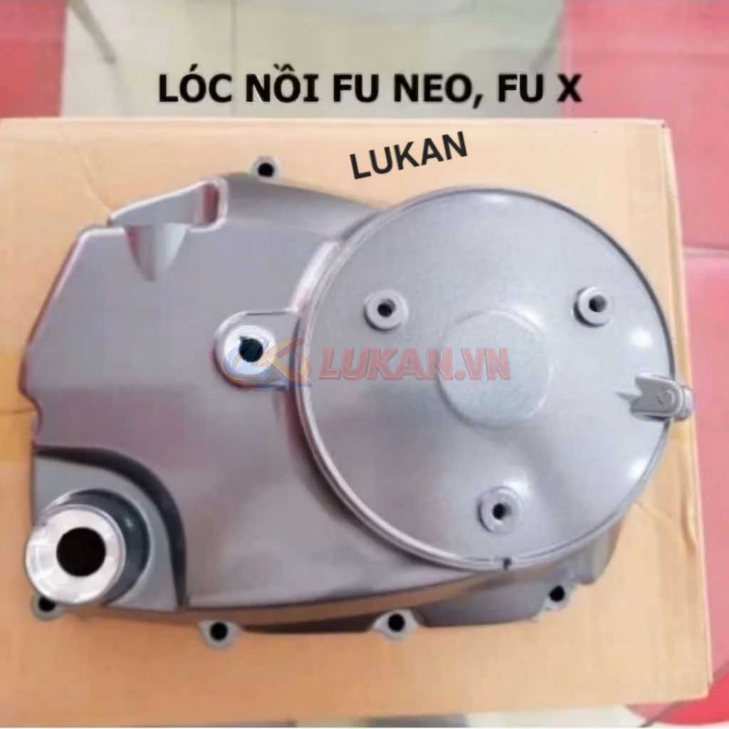 Lốc nắp máy phải, nồi côn xe FUTURE NEO, X 125.... Xám zin Honda
