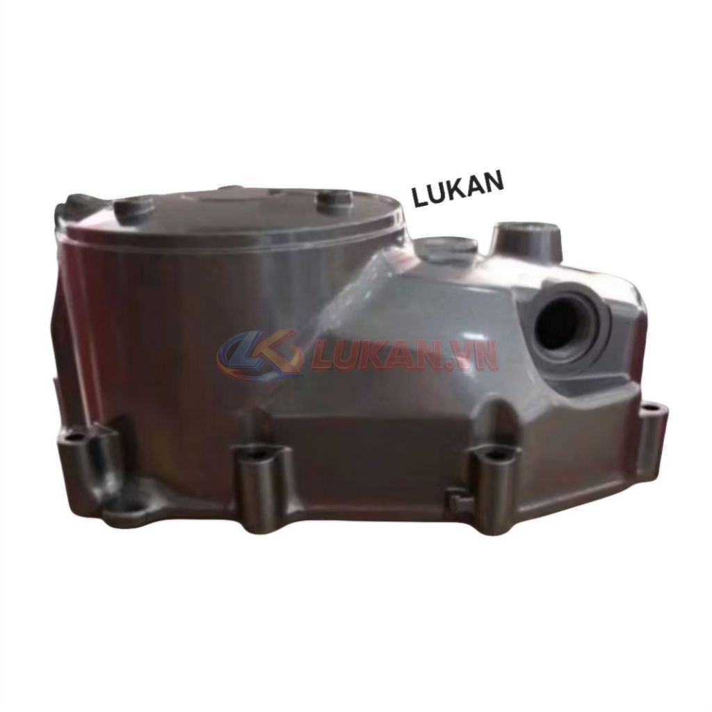Lốc nắp máy phải, nồi côn xe FUTURE NEO, X 125.... Xám zin Honda - Ảnh 3