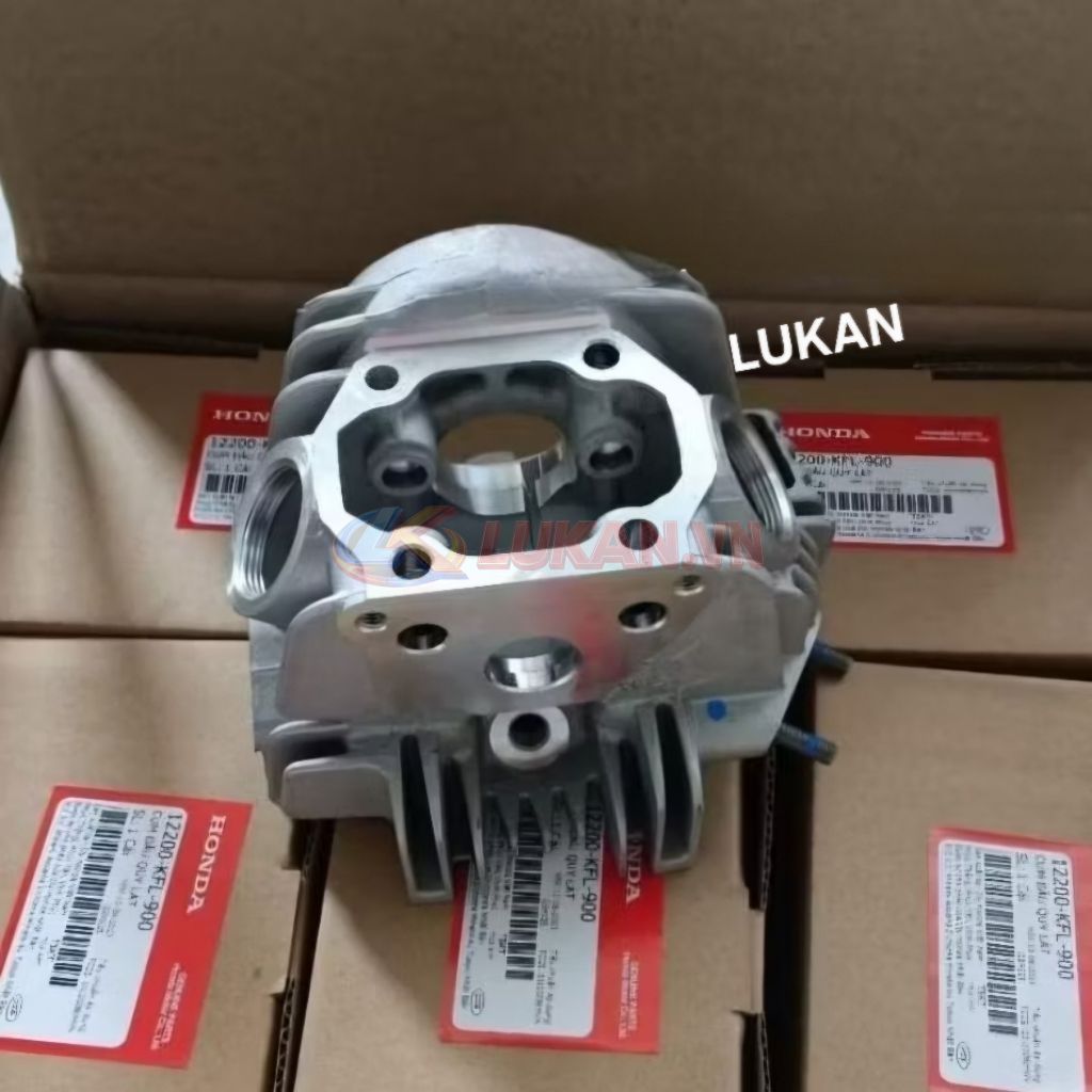 Cụm võ đầu bò quylat Super DREAM, WAVE ALPHA, RS, S100... zin Honda 12200-KFL-900 - Ảnh 4