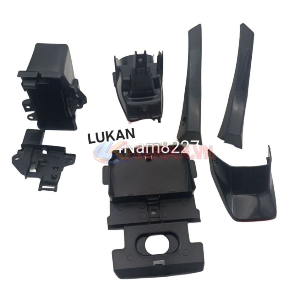 Bộ 7 nhựa nhám đen, áo xe DREAM zin chính hãng Honda - Ảnh 2