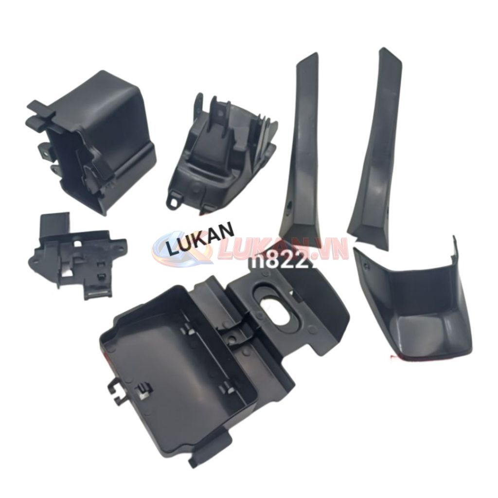 Bộ 7 nhựa nhám đen, áo xe DREAM zin chính hãng Honda - Ảnh 3