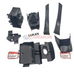 Bộ 7 nhựa nhám đen, áo xe DREAM zin chính hãng Honda