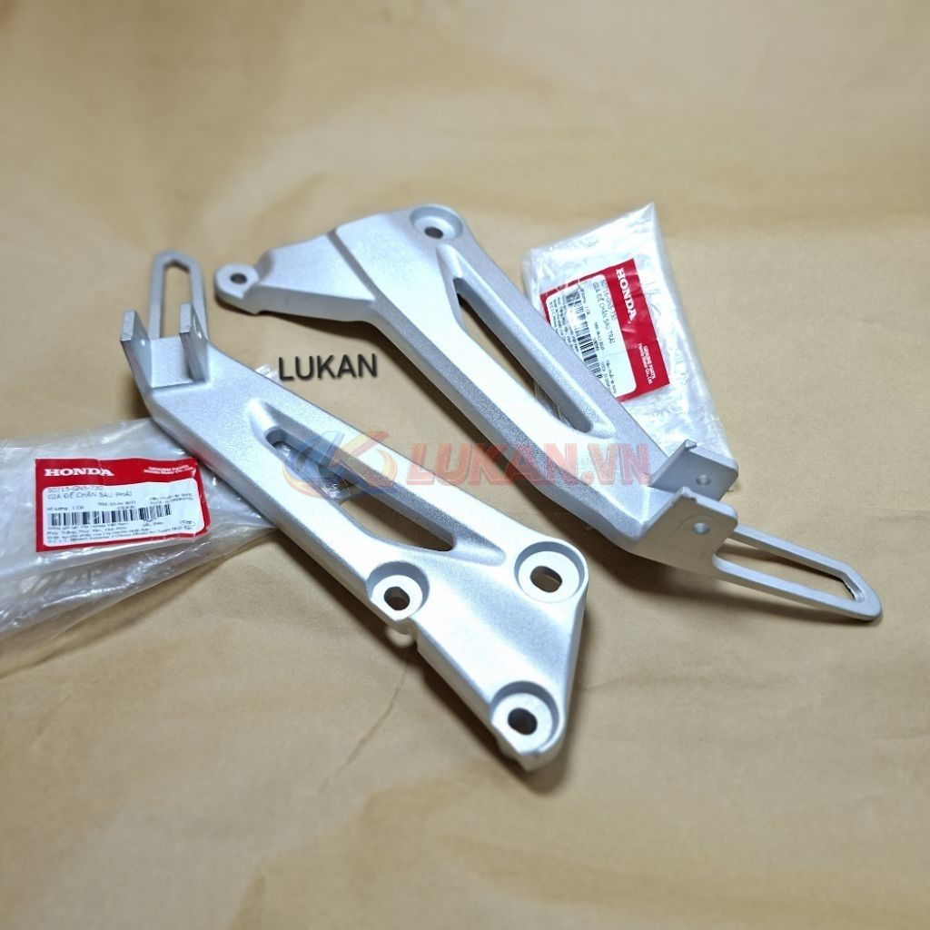 Cặp đùi pass nhôm, gác để chân sau Super DREAM zin Honda 50715-GN5-730, 50716-GN5-730 - Ảnh 2