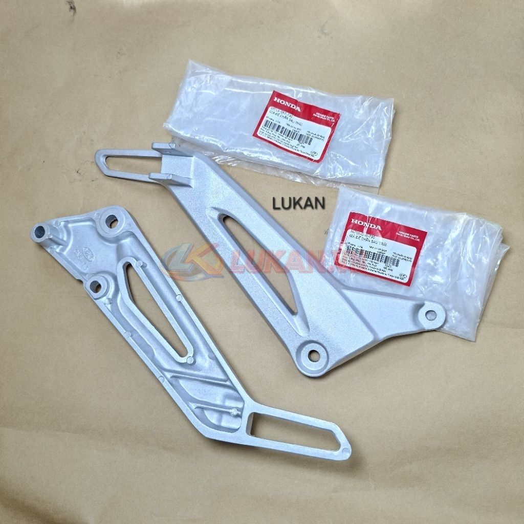 Cặp đùi pass nhôm, gác để chân sau Super DREAM zin Honda 50715-GN5-730, 50716-GN5-730 - Ảnh 3