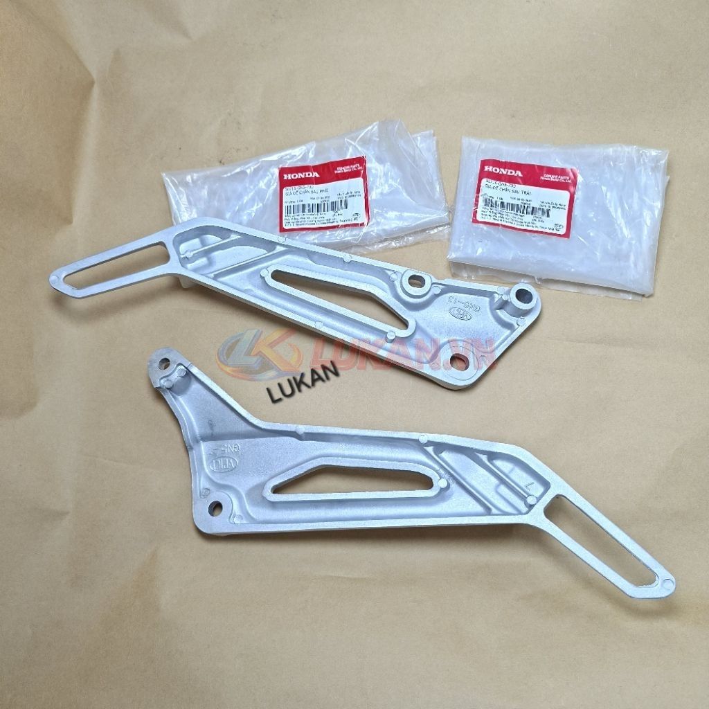 Cặp đùi pass nhôm, gác để chân sau Super DREAM zin Honda 50715-GN5-730, 50716-GN5-730 - Ảnh 4