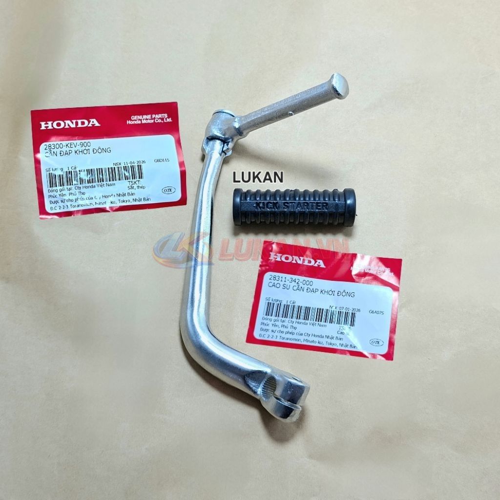 Giò đạp, cần khởi động xe DREAM, WAVE, FUTURE 1... zin Honda 28300-KEV-900 - Ảnh 2