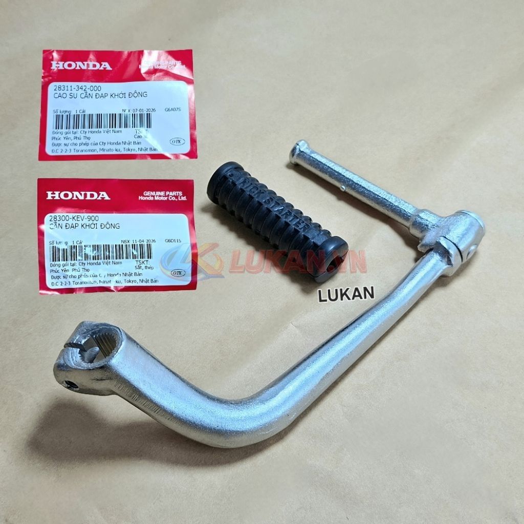 Giò đạp, cần khởi động xe DREAM, WAVE, FUTURE 1... zin Honda 28300-KEV-900 - Ảnh 3