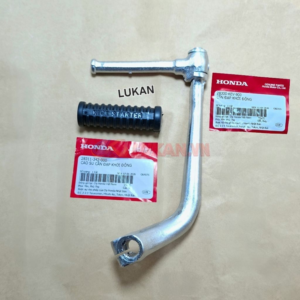 Giò đạp, cần khởi động xe DREAM, WAVE, FUTURE 1... zin Honda 28300-KEV-900 - Ảnh 4
