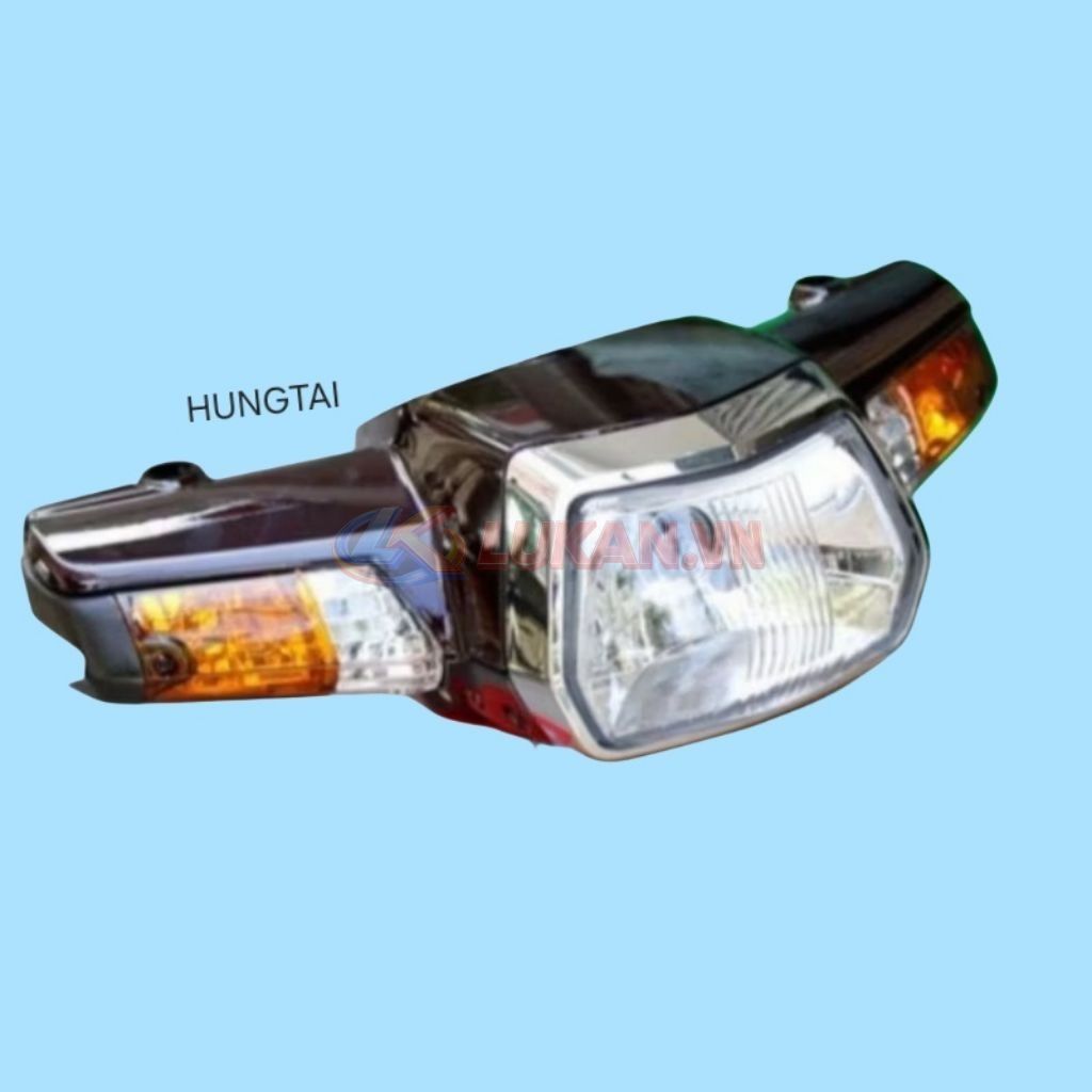 Bộ nhựa vỏ đầu đèn, xi nhan xe Super DREAM lồi zin Honda