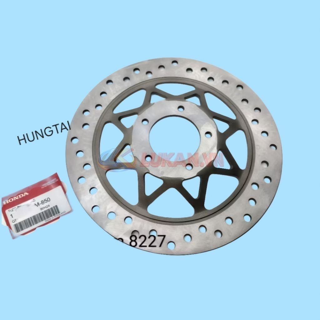 Đĩa thắng, phanh trước 5 lỗ LS xe WAVE, FUTURE... zin Honda Thái 260mm - Ảnh 4