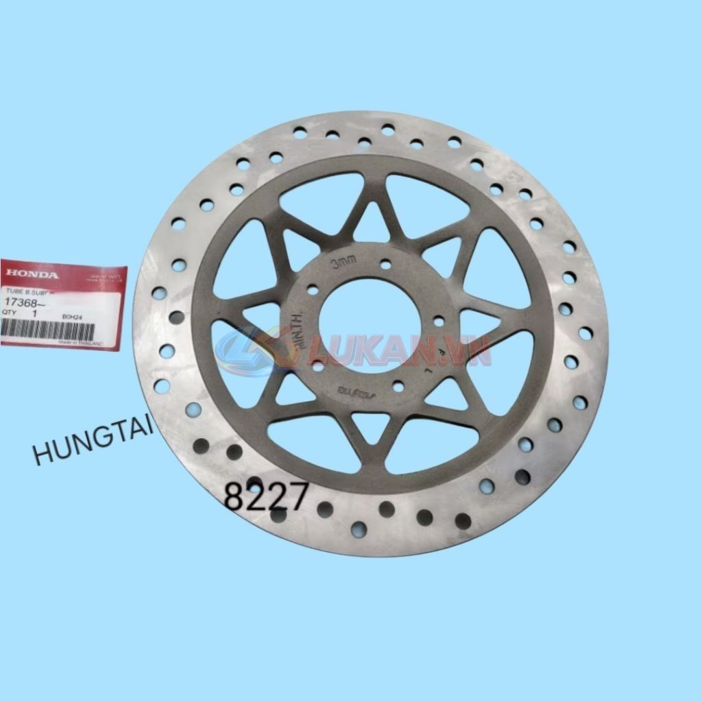 Đĩa thắng, phanh trước 5 lỗ LS xe WAVE, FUTURE... zin Honda Thái 260mm - Ảnh 2
