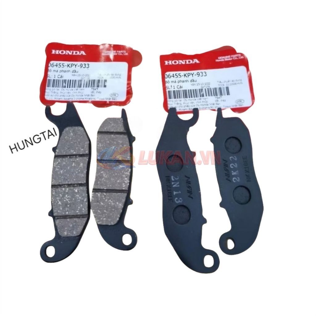Bố thắng, má phanh đĩa WAVE RS, S100, RSX, FUTURE NEO, X 125... zin 06455-KPY-933