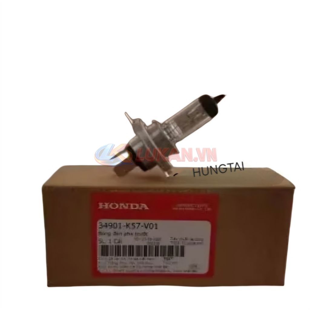 Bóng đèn pha 3 chân dài DREAM, WAVE, FUTURE... zin Honda 34901-K57-V01 - Ảnh 4