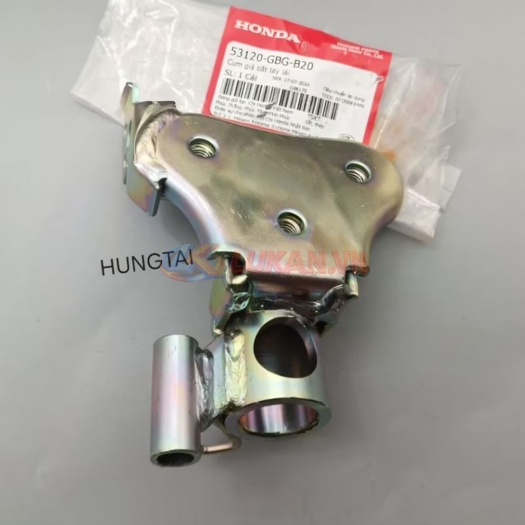 Sọ khỉ bắt ghi đông tay lái xe DREAM zin Honda. chảng ba 53120-GBG-B20 - Ảnh 2