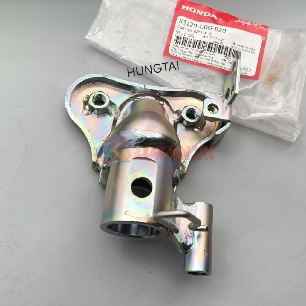 Sọ khỉ bắt ghi đông tay lái xe DREAM zin Honda. chảng ba 53120-GBG-B20 - Ảnh 3