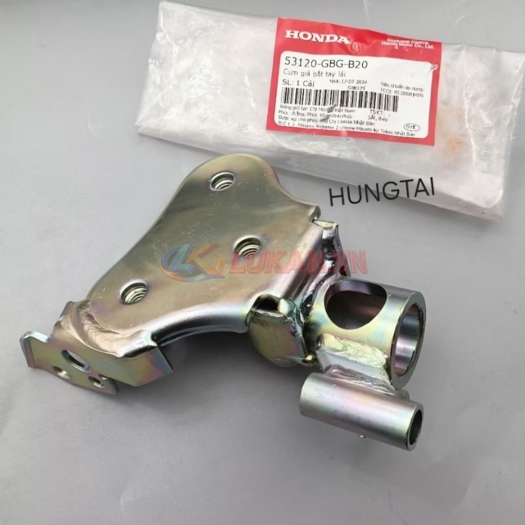 Sọ khỉ bắt ghi đông tay lái xe DREAM zin Honda. chảng ba 53120-GBG-B20 - Ảnh 4