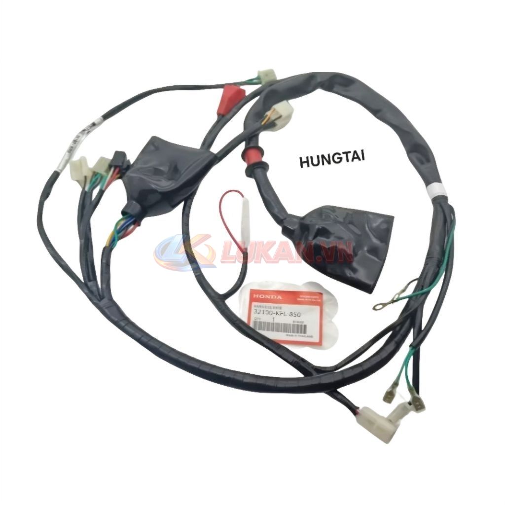 Dây điện sườn chính xe WAVE Thái, ALPHA, ZX... zin Honda Thái - Ảnh 4