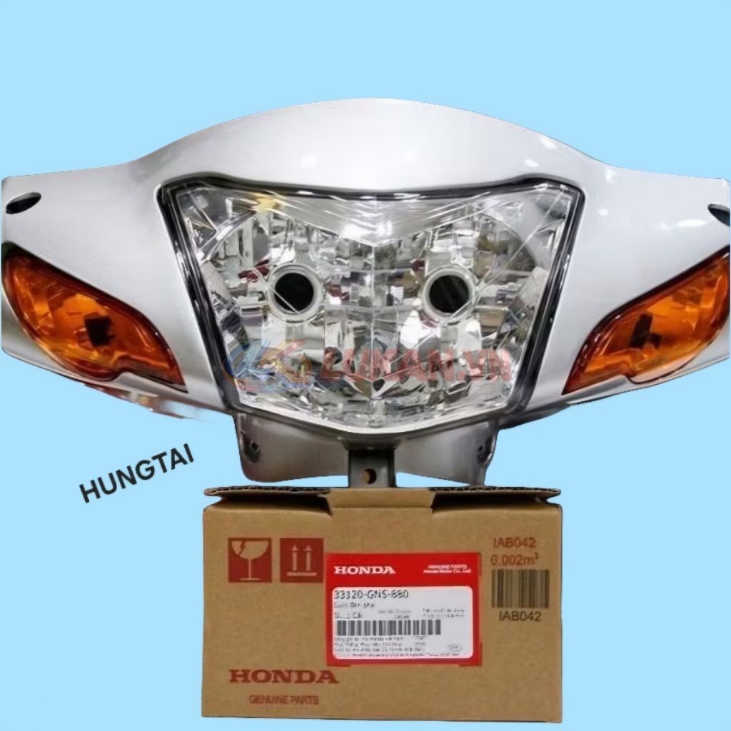 Bộ nhựa đầu đèn xe WAVE A, ALPHA, RS, S100... 2 bóng zin chính hãng - Ảnh 2