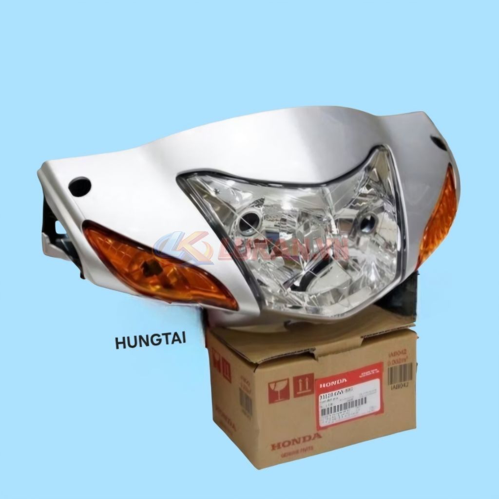 Bộ nhựa đầu đèn xe WAVE A, ALPHA, RS, S100... 2 bóng zin chính hãng - Ảnh 3