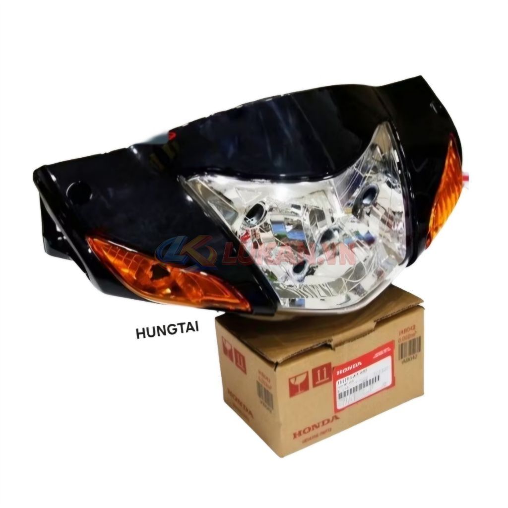 Bộ nhựa đầu đèn xe WAVE A, ALPHA, RS, S100... 2 bóng zin chính hãng - Ảnh 6