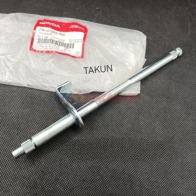 Trục cốt cần móc sang số xe DREAM, WAVE, FUTURE 1.... zin Honda 24610-GN5-900 - Ảnh 3