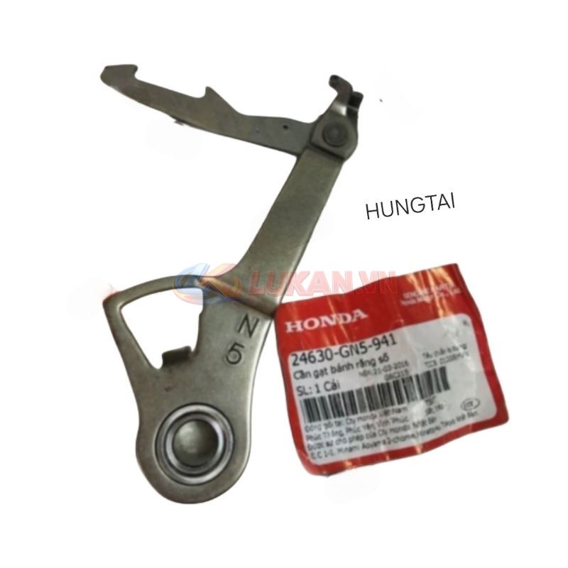 Cần lừa, gạt móc heo sang số DREAM, WAVE, FUTURE... zin Honda 24630-GN5-941