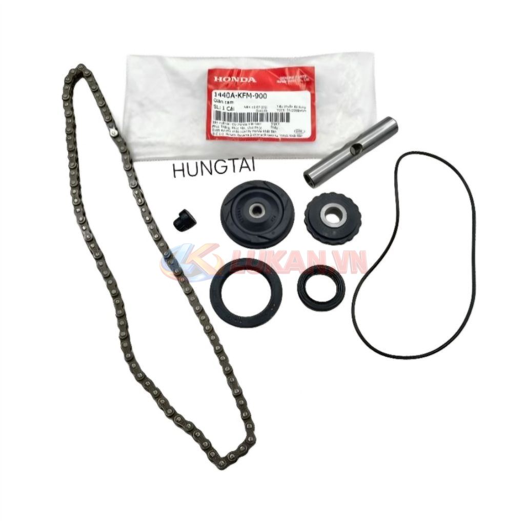 Full bộ dàn sên cam, bánh đỡ Super DREAM, WAVE ALPHA, RS, RSX... Zin 1440A-KFM-900 - Ảnh 4