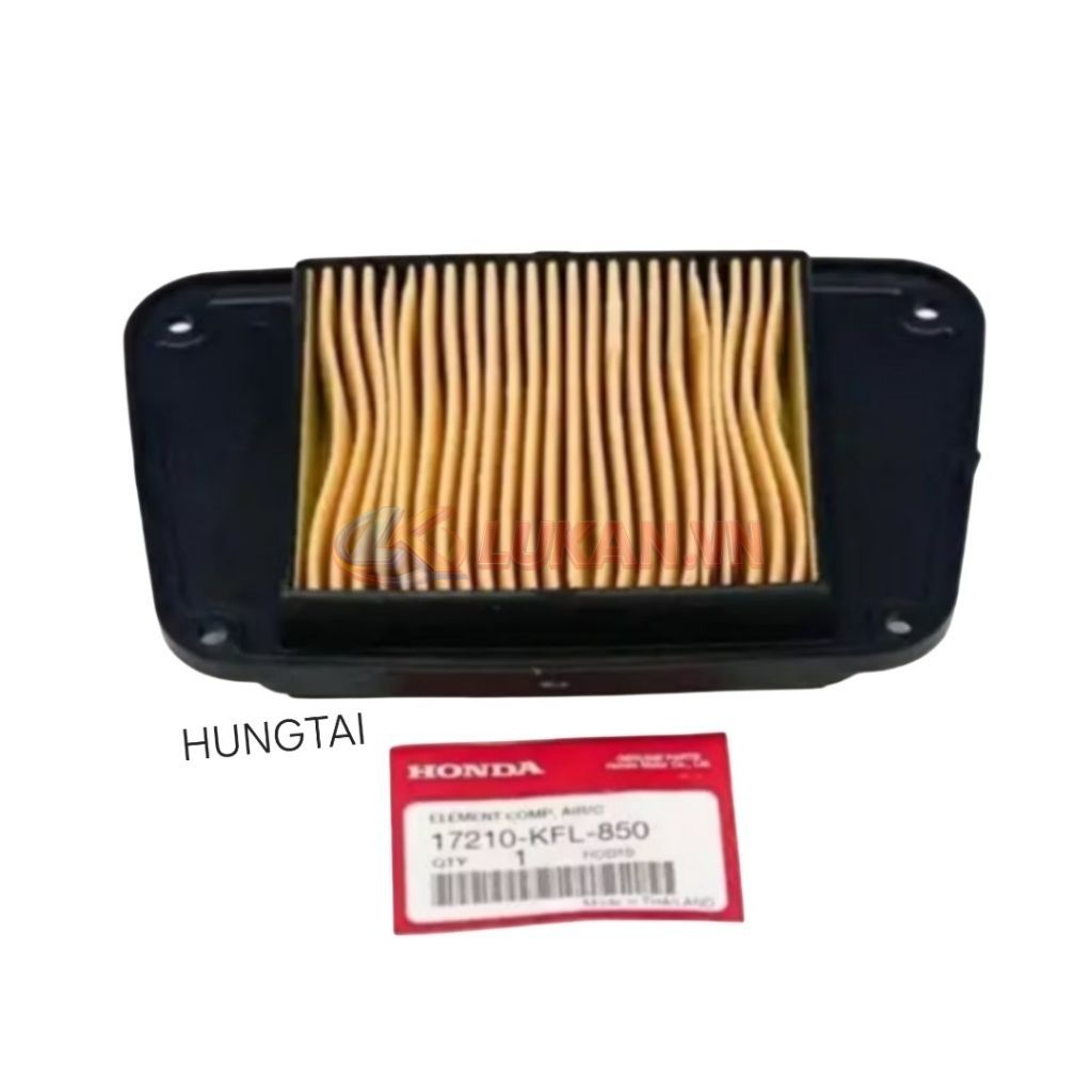 Tấm lưới lọc gió, lọc khí pô e bao tử WAVE Thái 110 zin chính hãng 17210-KFL-850