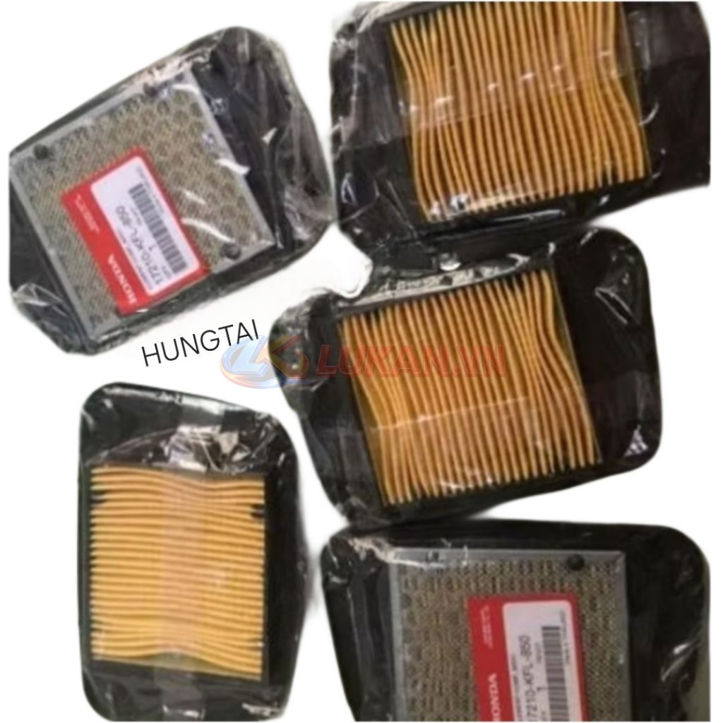 Tấm lưới lọc gió, lọc khí pô e bao tử WAVE Thái 110 zin chính hãng 17210-KFL-850 - Ảnh 2