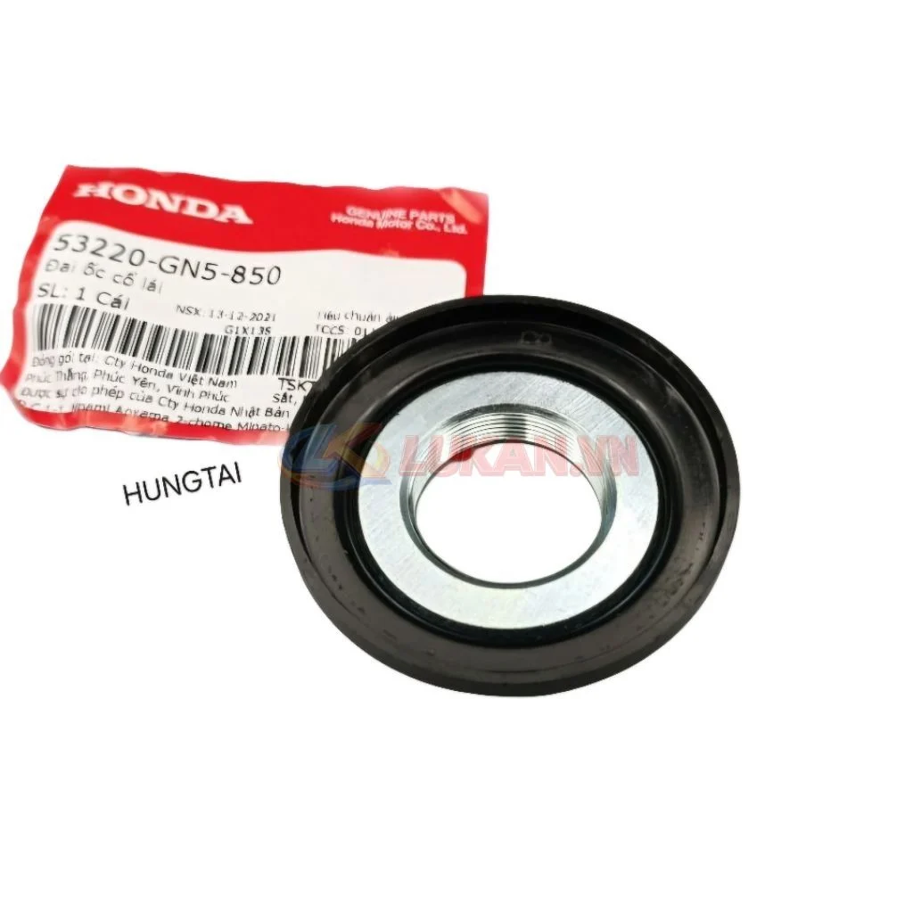 Đai Ốc xiết tán cổ lái dưới DREAM, WAVE, FUTURE... zin Honda 53220-GN5-850 - Ảnh 2