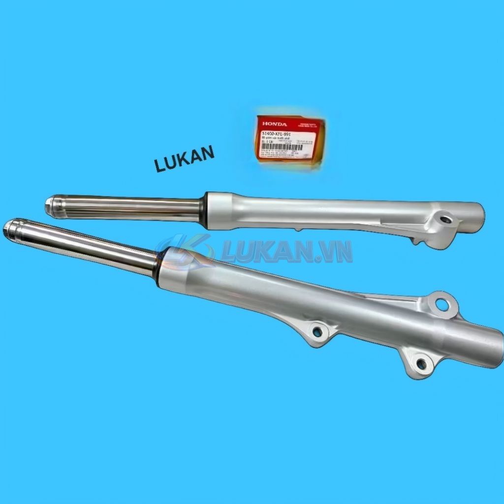 Cặp phuộc nhún, giảm sóc trước xe WAVE Thái 110, FUTURE 1... zin Honda 51500-KFL-891, 51400-KFL-891 - Ảnh 4