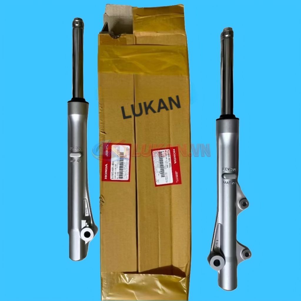 Cặp phuộc nhún, giảm sóc trước xe WAVE Thái 110, FUTURE 1... zin Honda 51500-KFL-891, 51400-KFL-891 - Ảnh 2