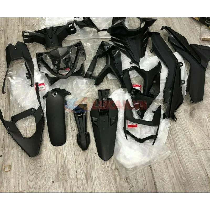 Full bộ 17 nhựa nhám đen xe WINNER V1 150 zin Honda chính hãng - Ảnh 5
