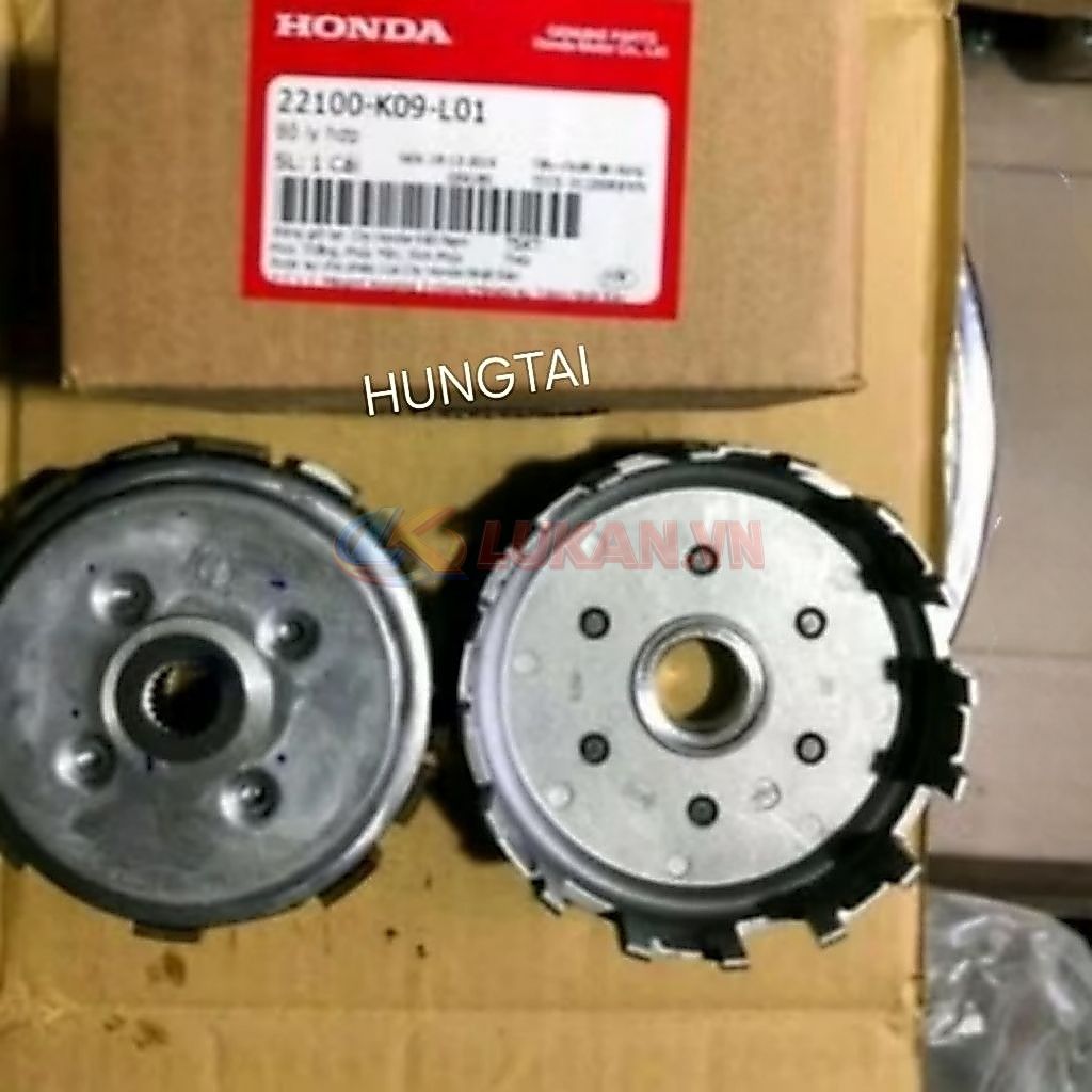 Bộ nhông nồi côn, ly hợp sau WAVE S110, RSX, BLADE, A110... zin Honda 22100-K09-L01 - Ảnh 6