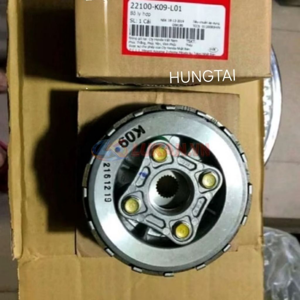 Bộ nhông nồi côn, ly hợp sau WAVE S110, RSX, BLADE, A110... zin Honda 22100-K09-L01 - Ảnh 2