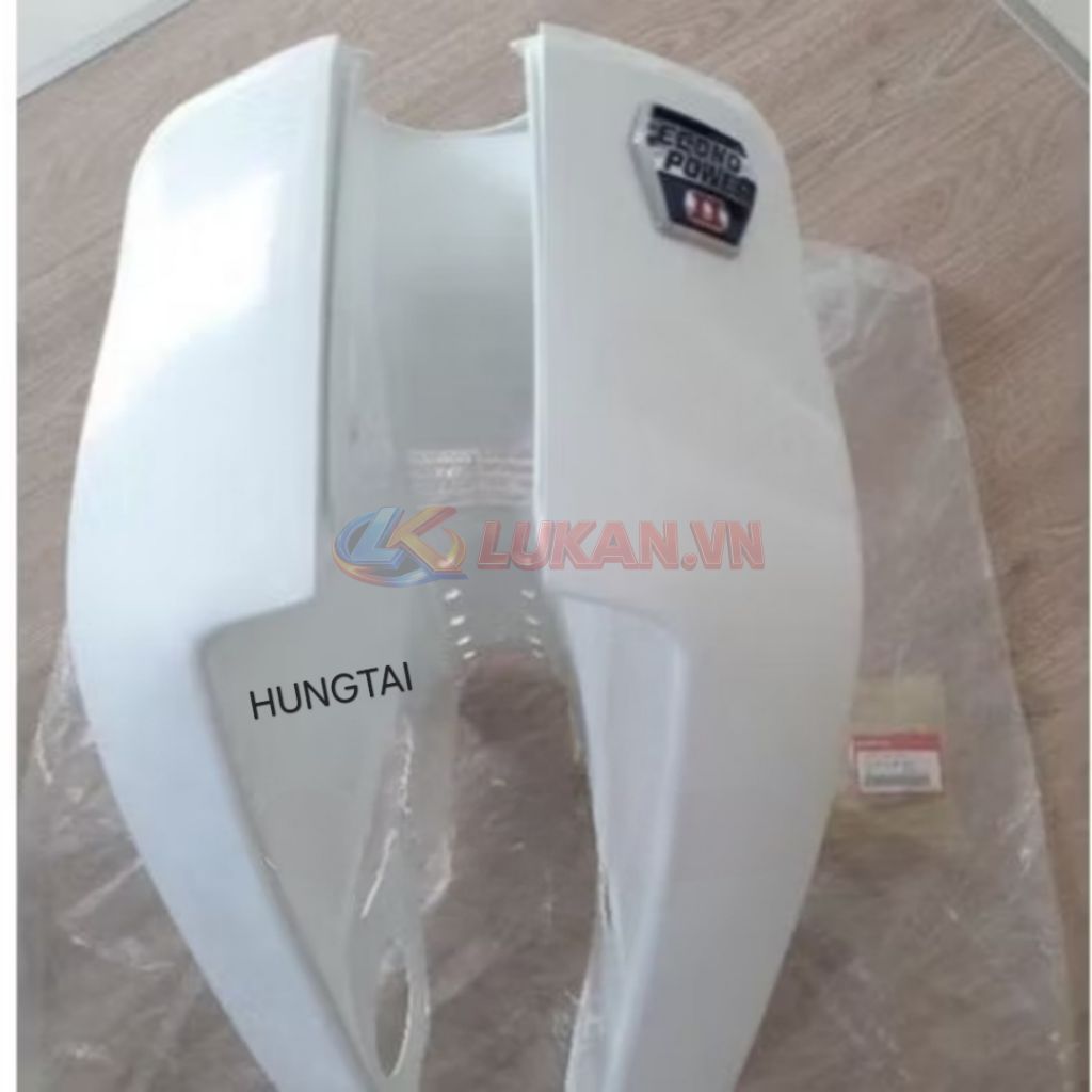 Nhựa bững yếm trắng xe DREAM Thái luôn tem đào zin Honda - Ảnh 5