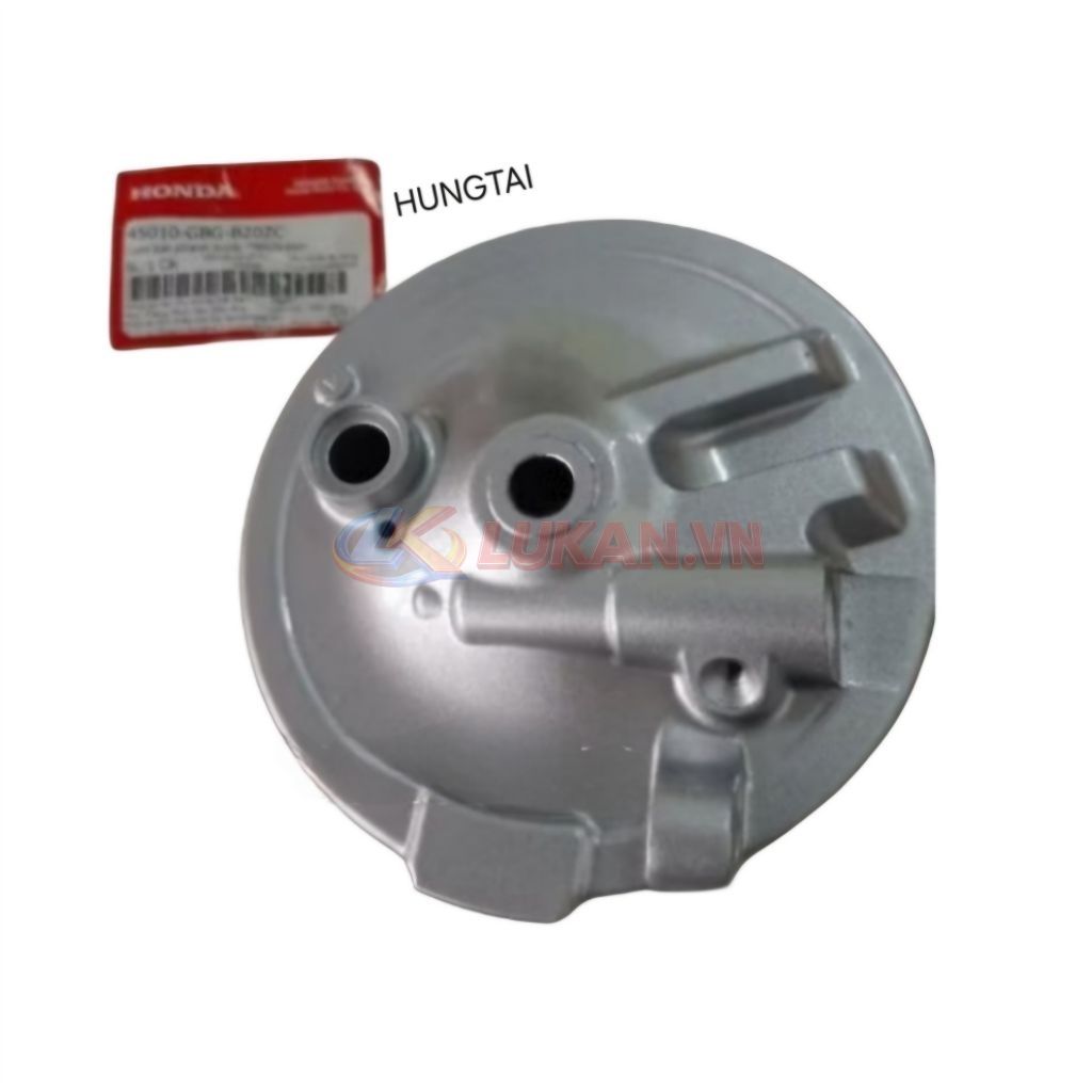 Bát má phanh đùm bánh trước Super DREAM zin Honda lỗ tròn 45010-GBG-B40ZC