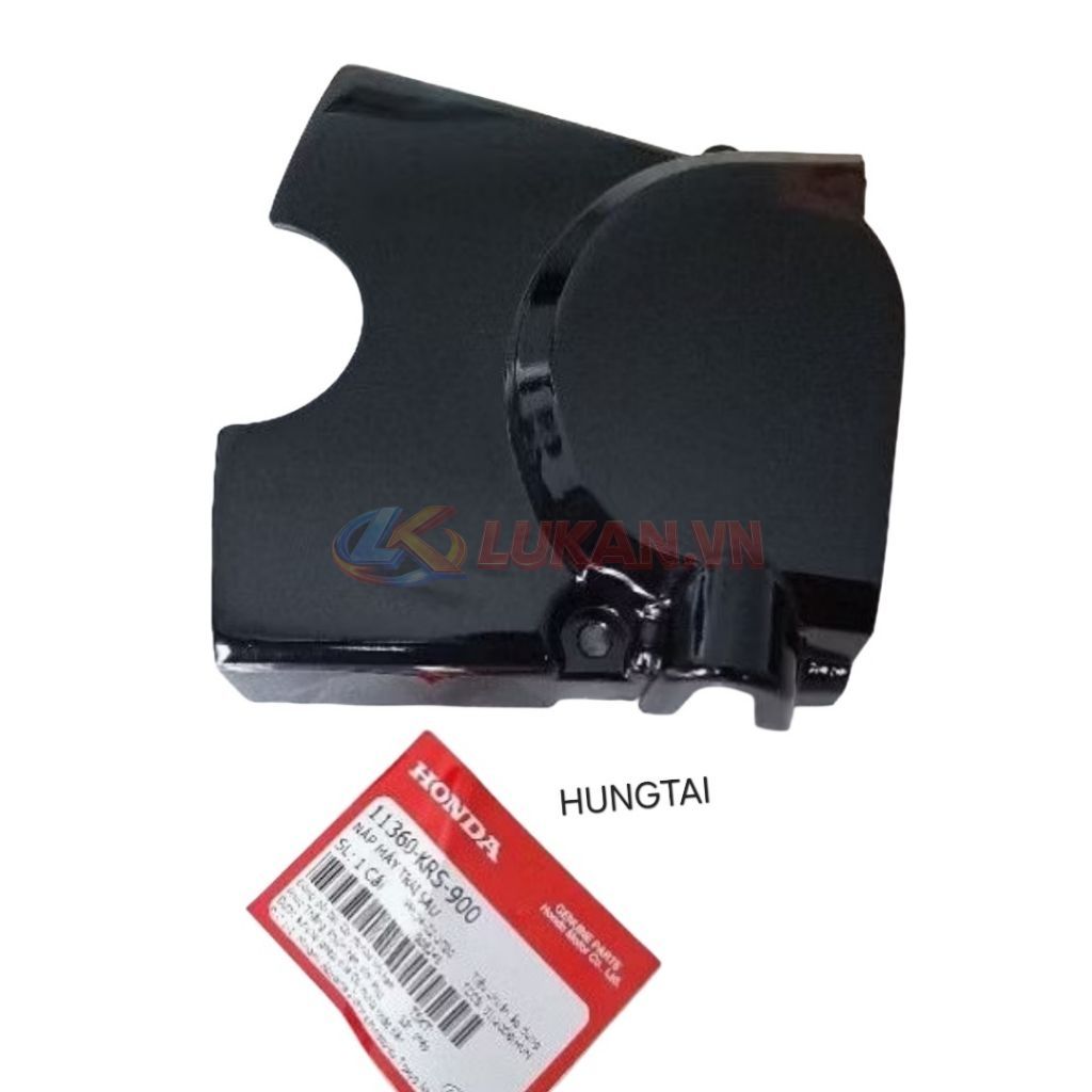 Nắp đậy ốp mang, che đuôi cá WAVE Thái, ALPHA, RS... lốc đen zin 11360-KRS-900 - Ảnh 4