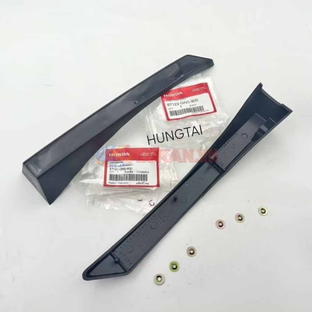 Cặp nhựa, ốp nẹp sườn bình xăng xe DREAM Thái zin luôn phe gài 87121-GN5-900, 87122-GN5-900 - Ảnh 3