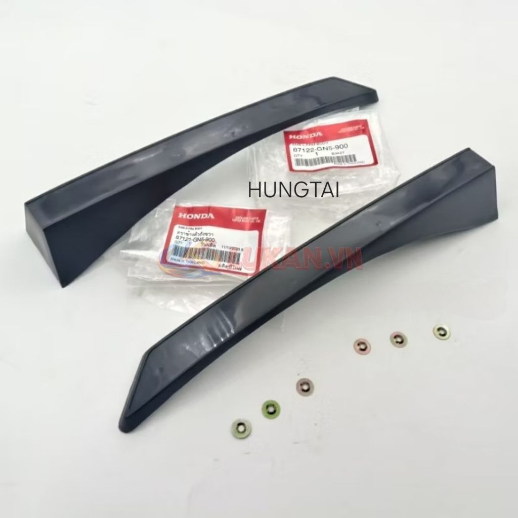 Cặp nhựa, ốp nẹp sườn bình xăng xe DREAM Thái zin luôn phe gài 87121-GN5-900, 87122-GN5-900