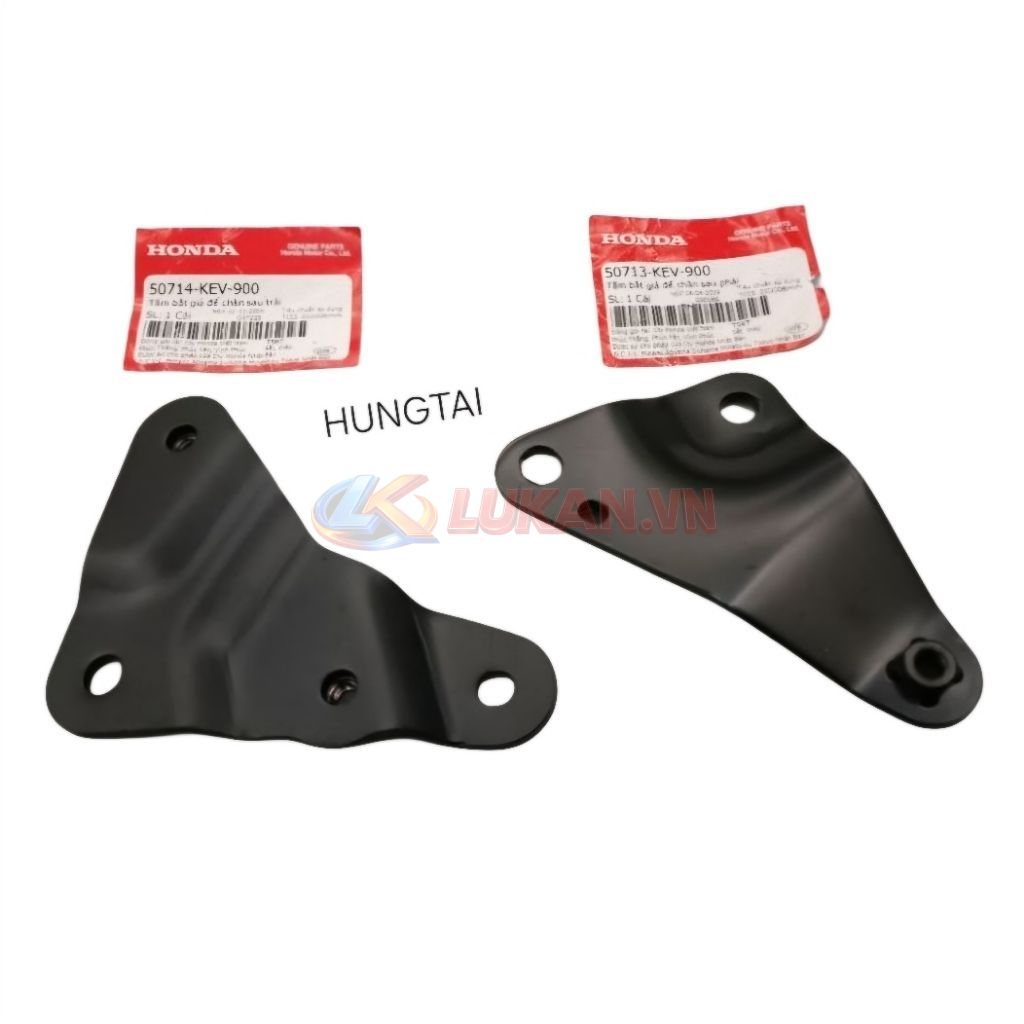 Cặp tấm pass đùi gác chân sau WAVE Thái, ALPHA, ZX, FUTURE 1... zin 50713-KEV-900, 50714-KEV-900 - Ảnh 2