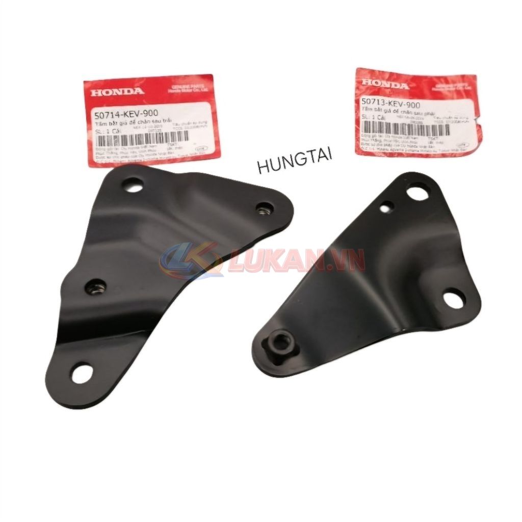 Cặp tấm pass đùi gác chân sau WAVE Thái, ALPHA, ZX, FUTURE 1... zin 50713-KEV-900, 50714-KEV-900