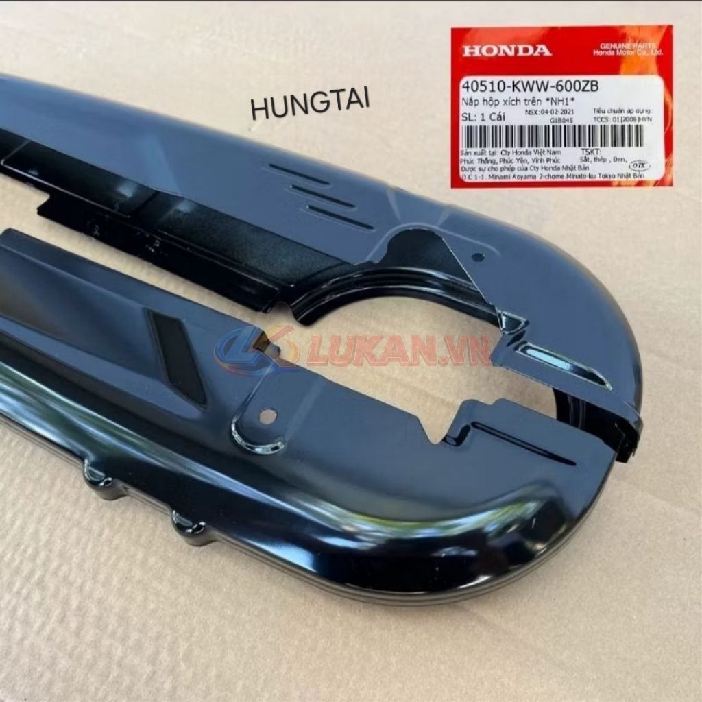 Hộp bọc xích, che sên cacte WAVE S110, RSX, RS.... Đen zin Honda 40510-KWW-600ZB - Ảnh 4
