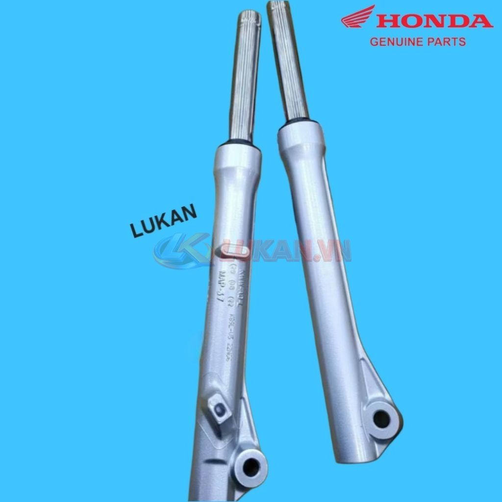 Cặp phuộc nhún, giảm sóc trước WAVE A, ALPHA 110, RSX, BLADE... Bạc thắng đùm zin - Ảnh 4