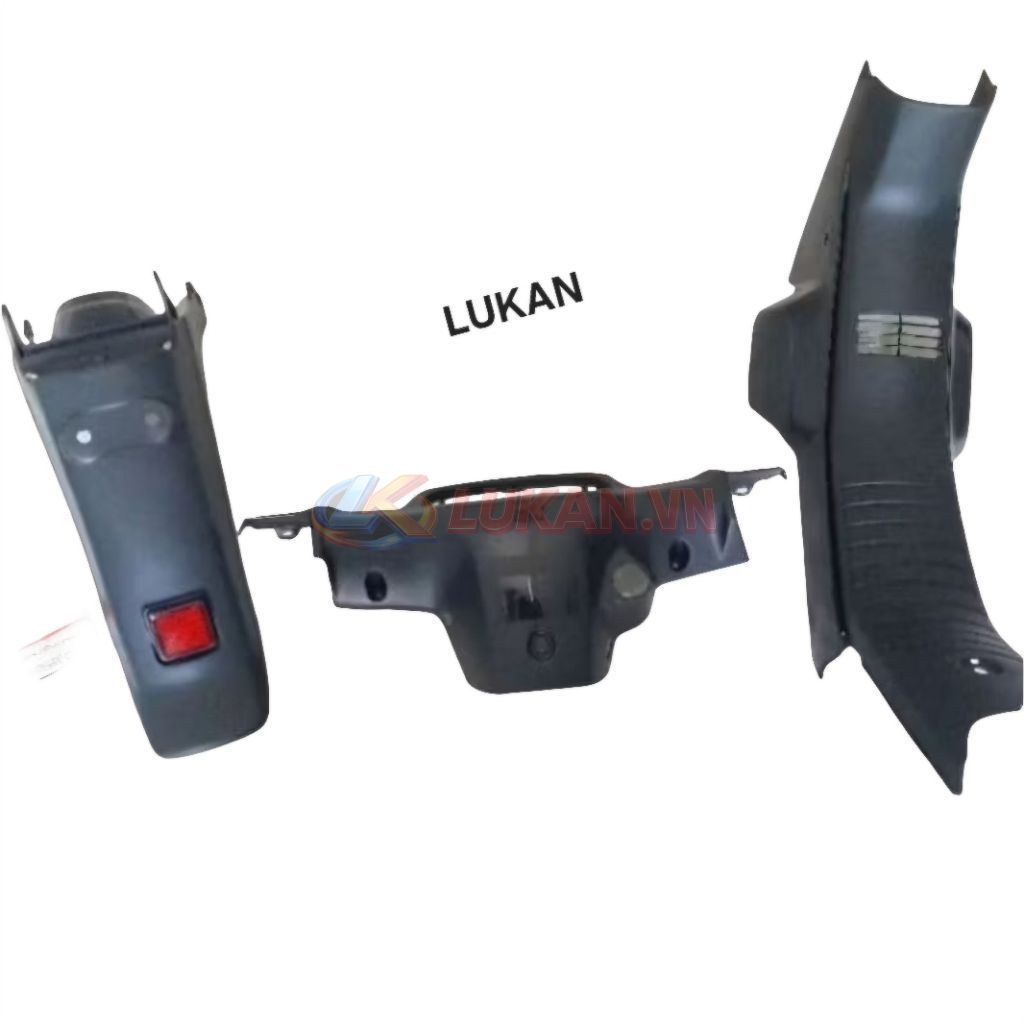 Bộ 3 nhựa đen nhám, áo xe DREAM Lùn zin Honda Thái xịn