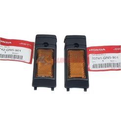Cặp mắt mèo, ốp phản quang xe DREAM zin Honda Thái 33742-GN5-901, 33741-GN5-901